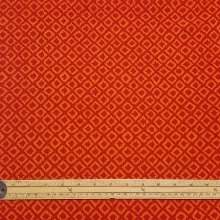 Red-Orange Diamond Viscose - Image 3