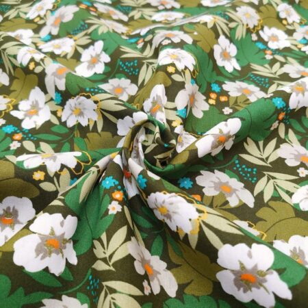 Spring Blooms Cotton Poplin - Image 2