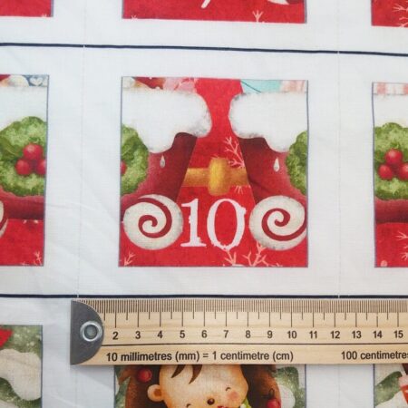 Cute Christmas Candy Large Advent Calendar Panel - Image 3