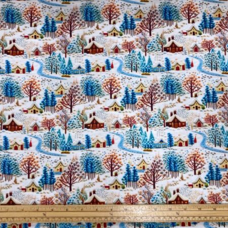 Christmas Embroidery-Look Cotton - Image 3