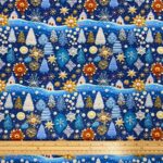 Christmas Embroidery-Look Cotton