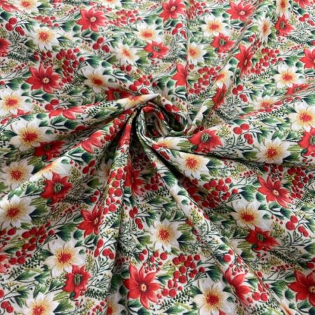 Christmas Embroidery-Look Cotton - Image 9