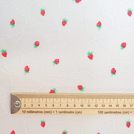 Strawberry Hearts Polycotton - Image 4