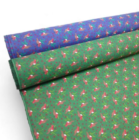 Robins Christmas Polycotton