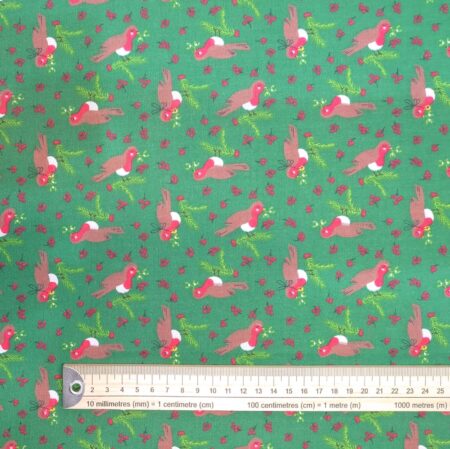 Robins Christmas Polycotton - Image 7