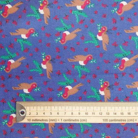 Robins Christmas Polycotton - Image 4