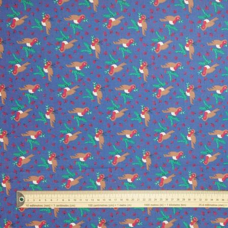 Robins Christmas Polycotton - Image 3