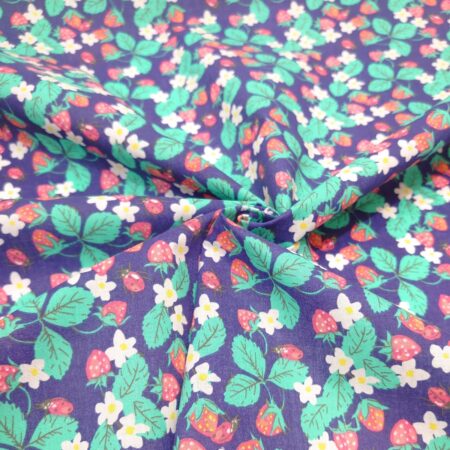 Strawberry Patch Polycotton - Image 2