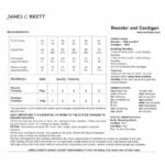 James C Brett Flutterby Sweater and Cardigan Pattern JB887