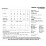 James C Brett Flutterby Sweater and Cardigans Pattern JB889