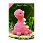 James C Brett Flutterby Barney Brettosaurus Pattern JB934