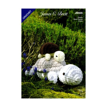 James C Brett Flutterby Tilly & Tommy Tortoise Pattern JB935