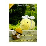 James C Brett Flutterby Bonnie & Brucie Bumble Bees Pattern JB936