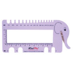 KnitPro Elephant Pin and Hook Gauge with Cutter