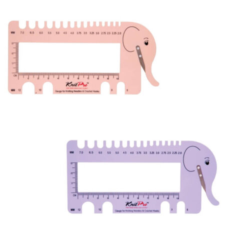 KnitPro Elephant Pin and Hook Gauge with Cutter
