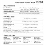 Stylecraft Squeeze Me Accessories Pattern 10084