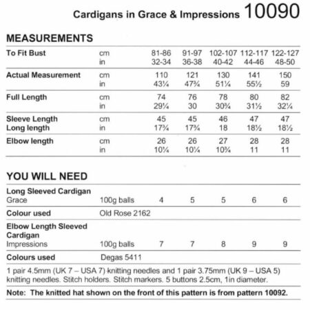 Stylecraft Cardigans Pattern 10090 - Image 2