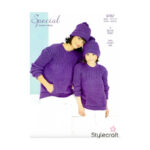 Stylecraft Special DK Sweater and Hat Pattern 9767