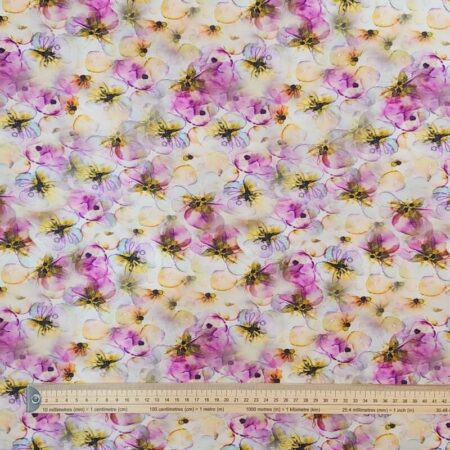 Dark Old Rose Viscose - Image 3