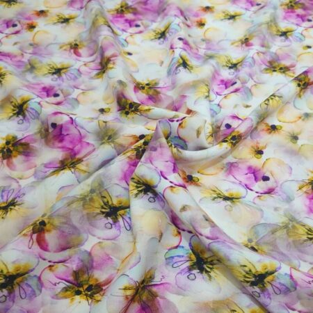 Dark Old Rose Viscose