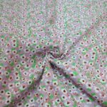 Pastel Pink Floral Viscose