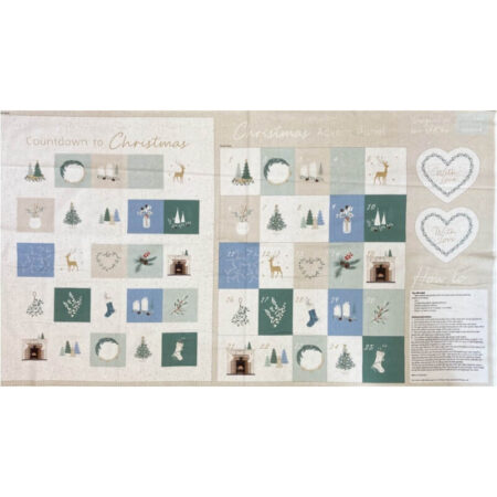 Cosy Christmas Advent Calendar Panel - Image 2
