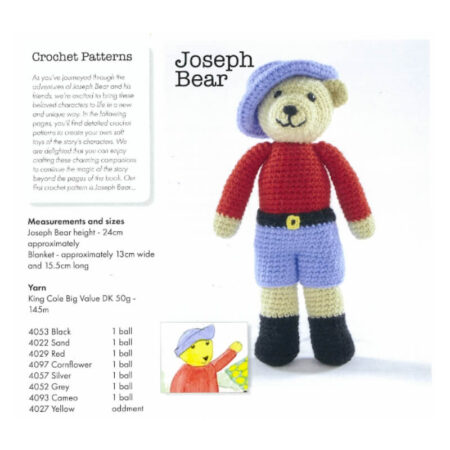 Joseph Bear Goes Fishing Story Book + Crochet Patterns - Image 5