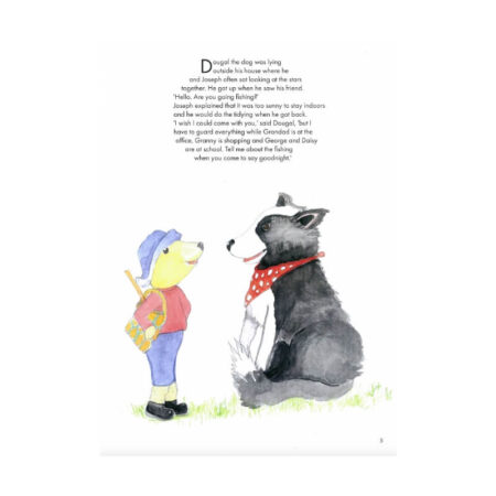 Joseph Bear Goes Fishing Story Book + Crochet Patterns - Image 4
