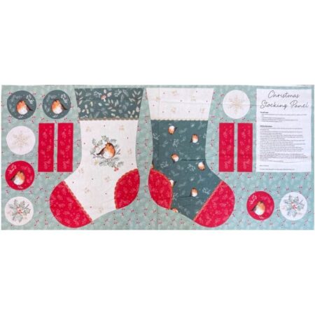 Little Red Robin Stocking Panel - Image 2