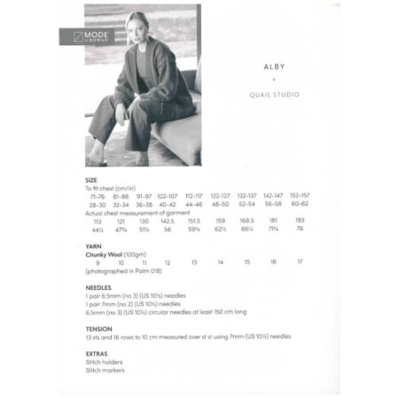 Rowan Alby Pattern MIP18 - Image 2