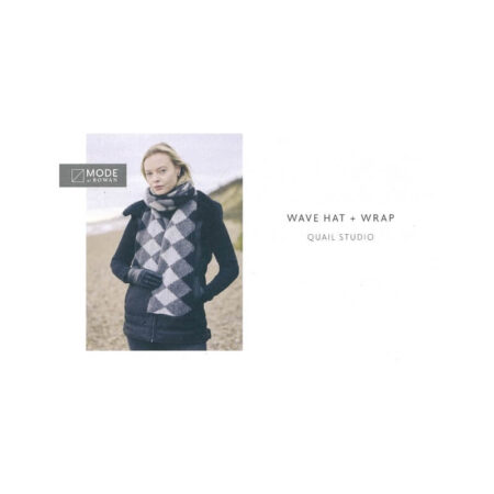 Rowan Wave Hat + Wrap Pattern MIP38 - Image 2
