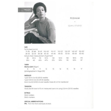 Rowan Pedham Pattern MIP41 - Image 2