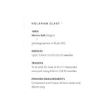Rowan Holkham Hat + Scarf MIP42
