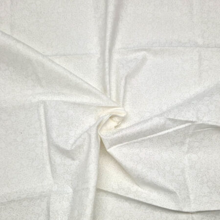 Tiny Rose Outline White on Ivory - Image 2