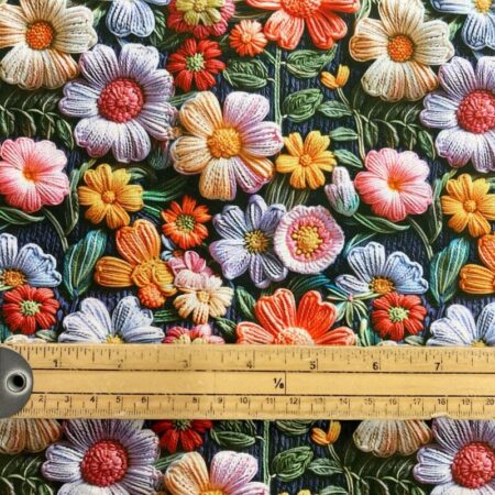 Crochet Embroidery Effect Cotton - Image 13