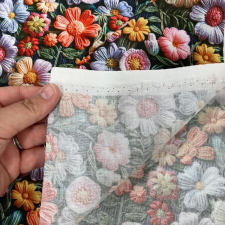 Crochet Embroidery Effect Cotton - Image 12