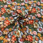 Crochet Embroidery Effect Cotton