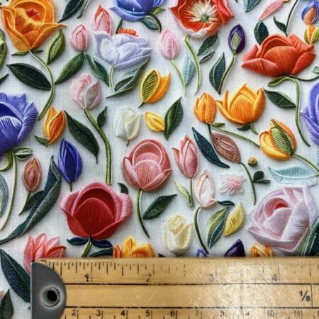 Crochet Embroidery Effect Cotton - Image 8