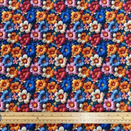 Crochet Embroidery Effect Cotton - Image 4