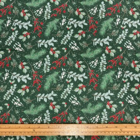 Christmas Foliage Cotton - Image 9