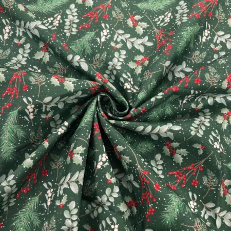 Christmas Foliage Cotton - Image 11
