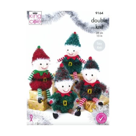 King Cole Playful Elves Pattern 9164