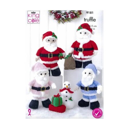 King Cole Truffle Santas Pattern 9181