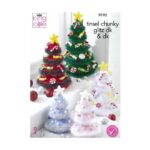 King Cole Christmas Trees Pattern 9195