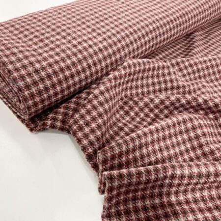 Dark Red and Brown Coco Check