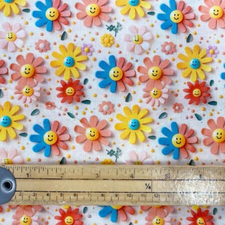 3D Look Fondant Clay Cotton Fabric - Image 5