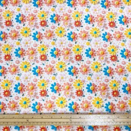 3D Look Fondant Clay Cotton Fabric - Image 6