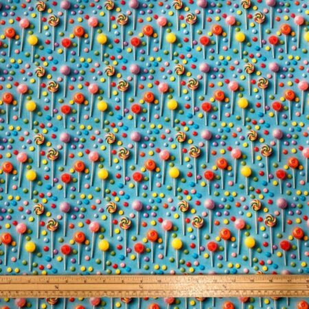 3D Look Fondant Clay Cotton Fabric - Image 7