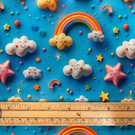 3D Look Fondant Clay Cotton Fabric - Image 10