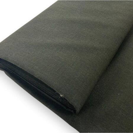 Dark Green Wool Suiting Fabric